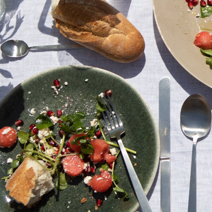 Cutipol Bauhaus 24 Piece Cutlery Set / Brushed Steel